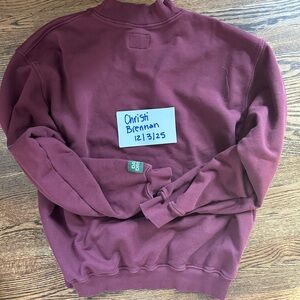 Daily Drills bodega vintage crew maroon sweatshirt XS/S runs big